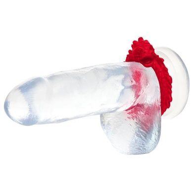 Эрекционное кольцо Creature Cocks Rise of the Dragon Silicone Penis Ring - Red SX2221 фото