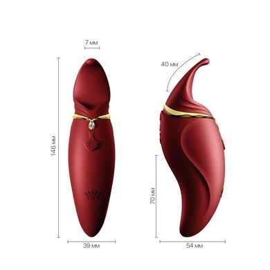 Вібратор Zalo Hero Wine Red SO6659 фото