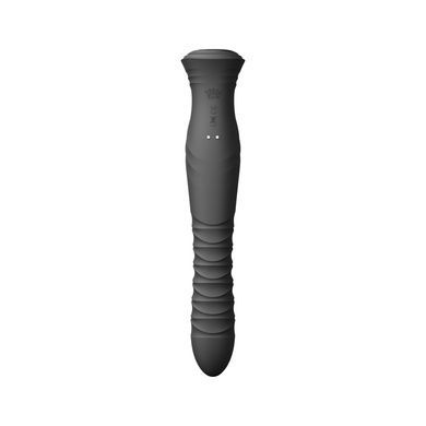 Пульсатор-кролик з вібрацією Zalo Mose 2 Obsidian Black SX2688 фото