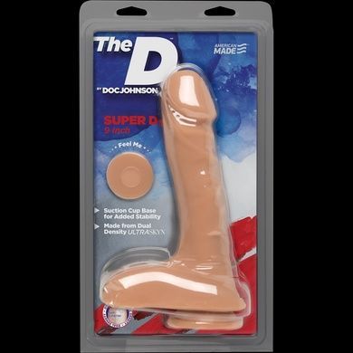 Фалоімітатор Doc Johnson The D Super D 9 Inch With Balls SO1572 фото