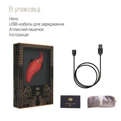 Вібратор Zalo Hero Wine Red SO6659 фото