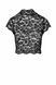 Топ Noir Handmade F303 Essence lace top with high collar - XXL