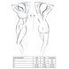 Боди Passion MELANIA BODY L/XL, black