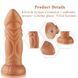 Дилдо з вібрацією Hismith Slightly Curved Vibrating Silicone Dildo SO9963 фото 4