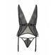 Полупрозрачный корсет Passion Exclusive MIRAJANE CORSET L/XL, black