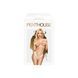 Еротичні мереживні жіночі трусики-тонг Penthouse Dangerous Darling L/XL білі