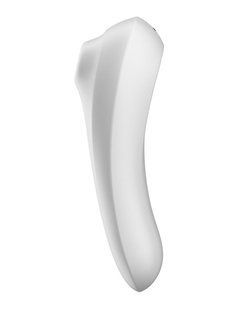 Вібратор з вакуумом Satisfyer Dual Pleasure White SO4105 фото