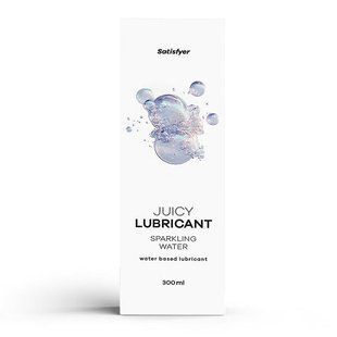 Лубрикант на водній основі Satisfyer Juicy Lubricant Sparkling Water 300 мл SX2729 фото