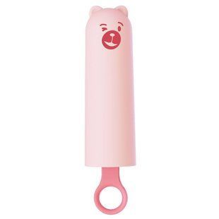 Вибратор-мороженое CuteVibe Teddy Pink (Black Dildo) SO6547 фото