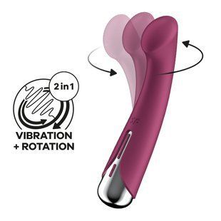 Вібратор з ротацією Satisfyer Spinning G-Spot 1 Red SX0555 фото