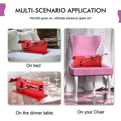 Смарт секс-машина Hismith Table Top 2.0 Pro APP Red SO6195 фото