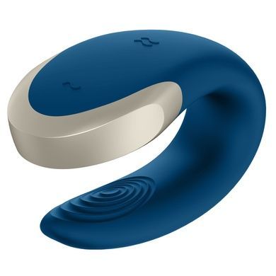 Смарт-вібратор для пар Satisfyer Double Love Blue SO4929 фото
