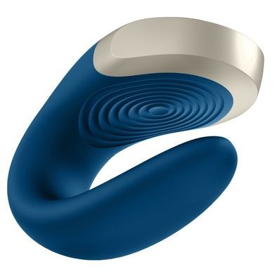 Смарт-вібратор для пар Satisfyer Double Love Blue SO4929 фото