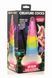 Фалоімітатор Creature Cocks Luminescent Rainbow Silicone Dildo SX2222 фото 4