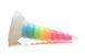 Фалоімітатор Creature Cocks Luminescent Rainbow Silicone Dildo SX2222 фото 2