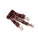 Кожаные трусики для вибратора Liebe Seele Wine Red SO9465 фото 4