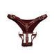 Кожаные трусики для вибратора Liebe Seele Wine Red SO9465 фото 2