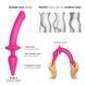 Анальна пробка з ділдо Strap-On-Me SWITCH PLUG-IN DILDO Fuchsia L SO6829 фото 2