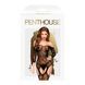 Бодистокинг с флористическо-геометрическим орнаментом Penthouse - Top-Notch Black XL