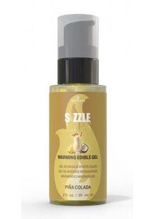 Масажний гель Sensuva Sizzle Lips Pina Colada 59 мл SO9828 фото