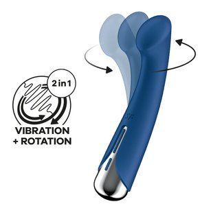 Вібратор з ротацією Satisfyer Spinning G-Spot 1 Blue SX0556 фото