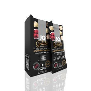 Набір оральних смазок JO Gelato Білий шоколад-Малина 12шт&times;10мл SO6765 фото