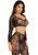 Комплект Leg Avenue Crop top & footless tights Black One Size