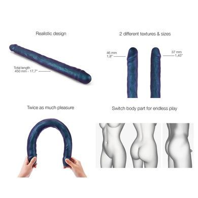 Фаллоимитатор двойной Strap-On-Me DOUBLE DONG REALISTIC DILDO SX1389 фото