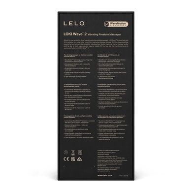 Массажер простаты LELO Loki Wave 2 Black SO8087 фото