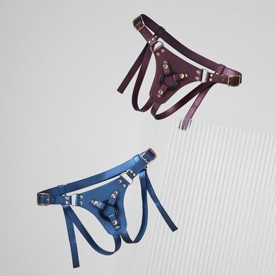 Трусики для страпона Strap-On-Me Harness Generous Aubergine SX0674 фото