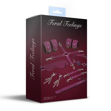 Набор Feral Feelings BDSM Kit 7 Burgundy SO8278 фото