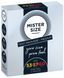 Набір презервативів Mister Size - pure feel - 53&ndash;57&ndash;60 (3 condoms), 3 розміри, товщина 0,05 мм SO8040 фото 1