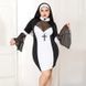 Еротичний костюм черниці JSY &laquo;Грішниця Лола&raquo; Plus Size Black, сукня, хрест, апостольник