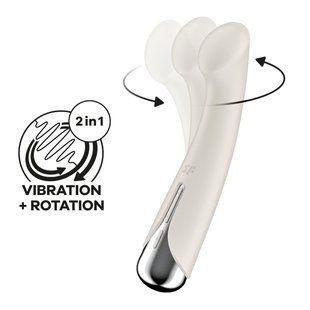 Вібратор з ротацією Satisfyer Spinning G-Spot 1 Beige SX0557 фото