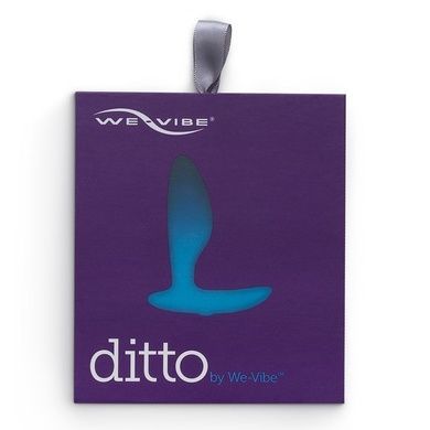 Анальна вібропробка We-Vibe Ditto Moonlight Blue SO1638 фото