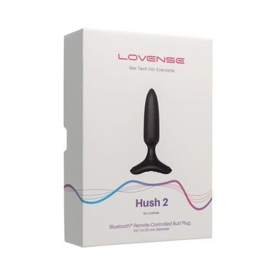 Анальна смарт-вібропробка Lovense Hush 2 розмір XS SO6981 фото