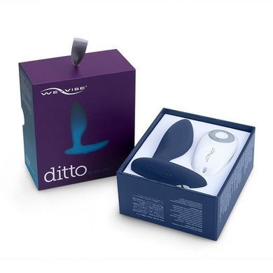 Анальна вібропробка We-Vibe Ditto Moonlight Blue SO1638 фото