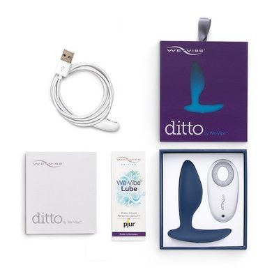 Анальна вібропробка We-Vibe Ditto Moonlight Blue SO1638 фото