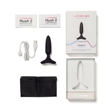 Анальна смарт-вібропробка Lovense Hush 2 розмір XS SO6981 фото