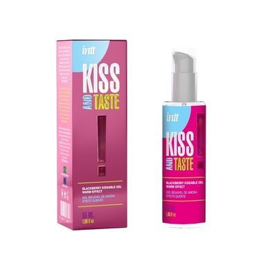 Массажный гель Intt KISS AND TASTE Ежевика 55мл SX2660 фото
