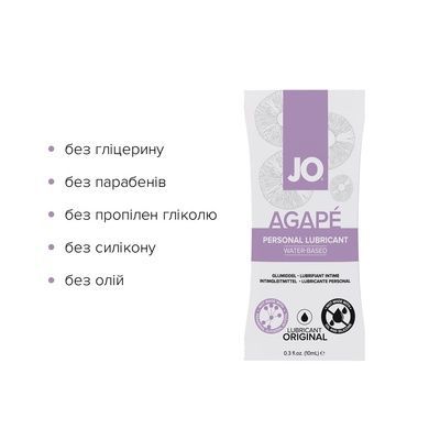 Набор лубрикантов JO Agape Lubricant 12шт&times;10мл SO6766 фото