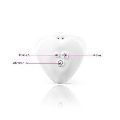 Вібратор для клітора Mystim Heart&acute;s Desire White SO8141 фото