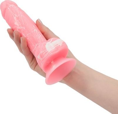 Светящийся в темноте фаллоимитатор ADDICTION BRANDON - 7.5" - PINK G.I.D SO4530 фото