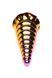Фалоімітатор Creature Cocks Twilight Rainbow Glass Dildo SX2224 фото 3