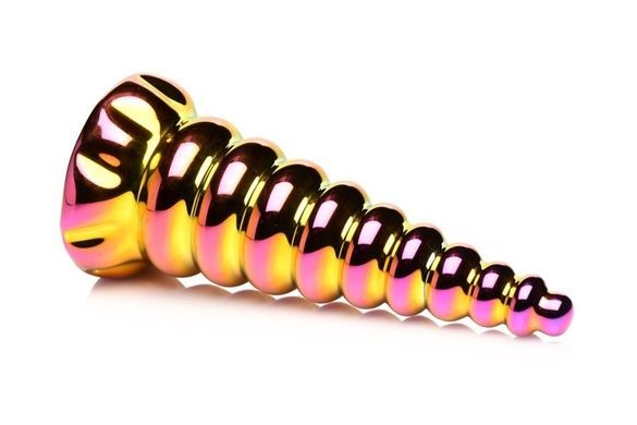 Фалоімітатор Creature Cocks Twilight Rainbow Glass Dildo SX2224 фото