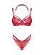 Комплект Obsessive Matildea 2-pcs crotchless set L/XL