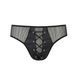 Чоловічі труси зі шнурівкою Passion 035 SLIP RICHARD S/M Black, екошкіра, сітка
