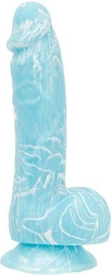 Фалоімітатор, що світиться у темряві ADDICTION - LUKE - 7.5"- BLUE G.I.D SO4531 фото