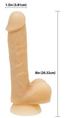 Фалоімітатор на присосці ADDICTION DAVID 8&Prime; Silicone Dong SO5578 фото