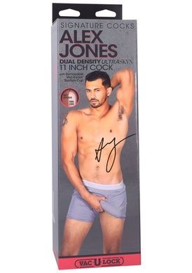 Фаллоимитатор Doc Johnson Signature Cocks Alex Jones 11 inch UltraSkyn SX2521 фото